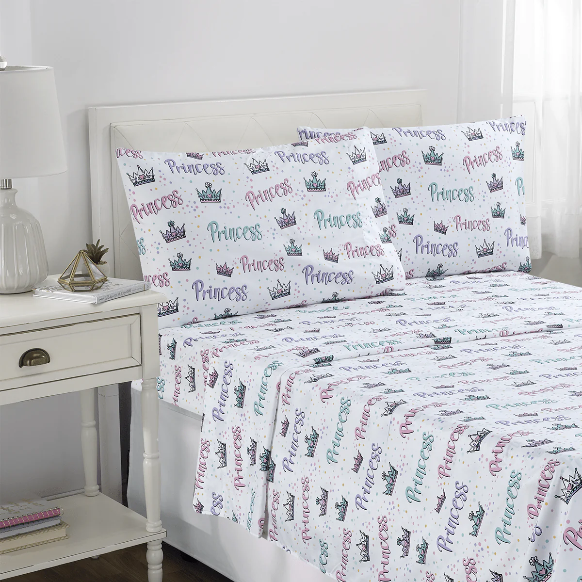 Princess Crown - MF Quilt Set Sky Blue - Image 2