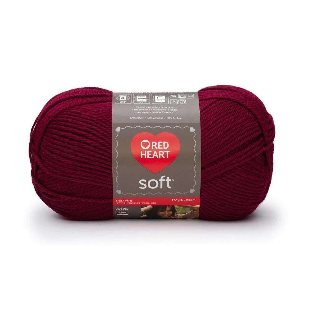 Red Heart Soft Yarn Wine