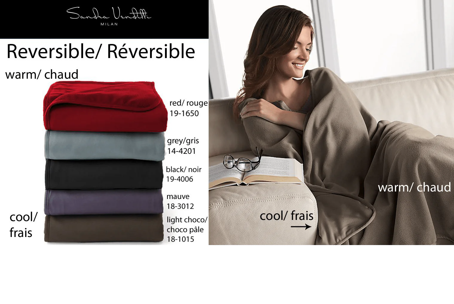 Reversible Throw- Warm/ Fresh - Image 2