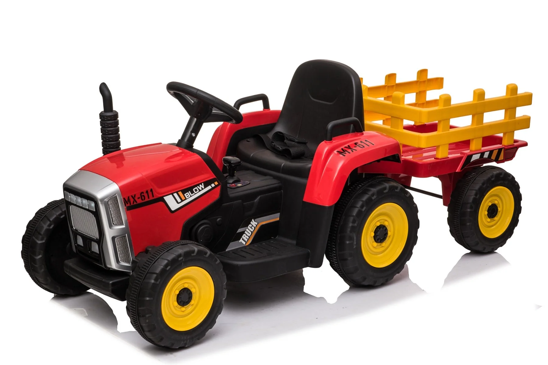 Ride On Farm Truck 12v 4.5 Ah*1 + 2 Motors 2.4g R/c Red - Image 24