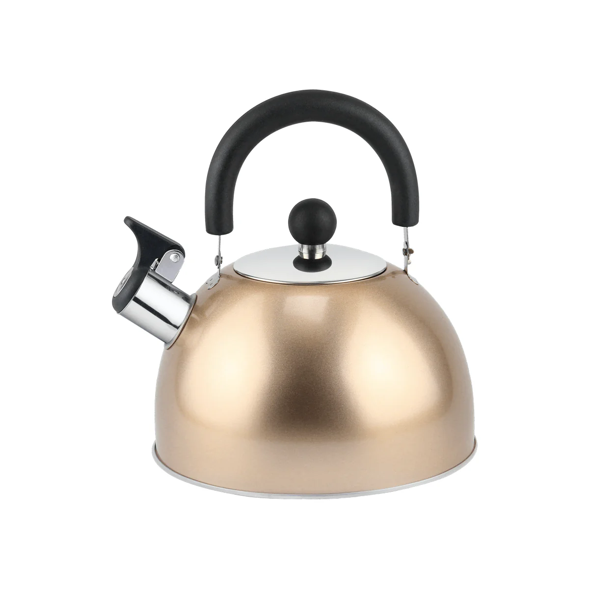 ROB - Stainless Steel Whistling Kettle Metallic Color - Image 5