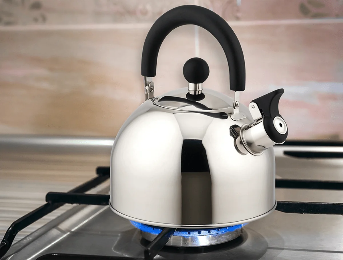 ROB - Stainless Steel Whistling Kettle Mirror Finish - Image 2