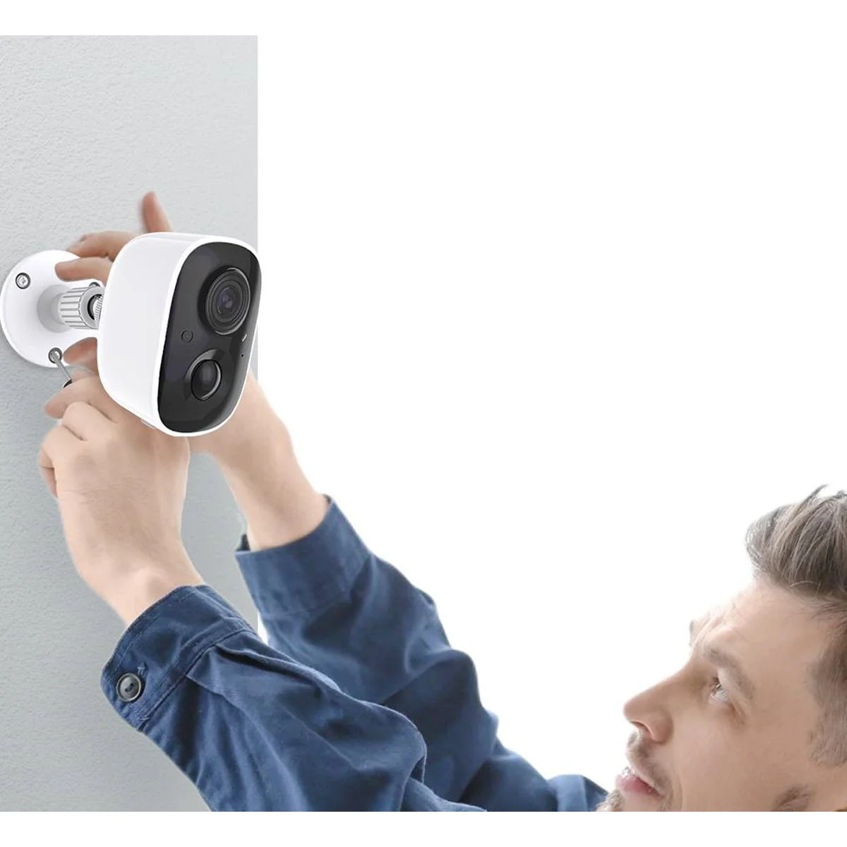 Set of 3 Security Camera 1080p with color night vision | Wireless - Image 4
