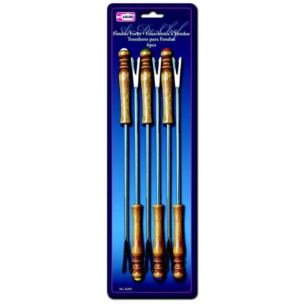 Set Of 6 Fondue Forks