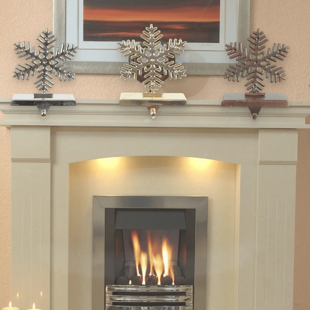 Snowflake Stocking Holder 19cm - Image 3
