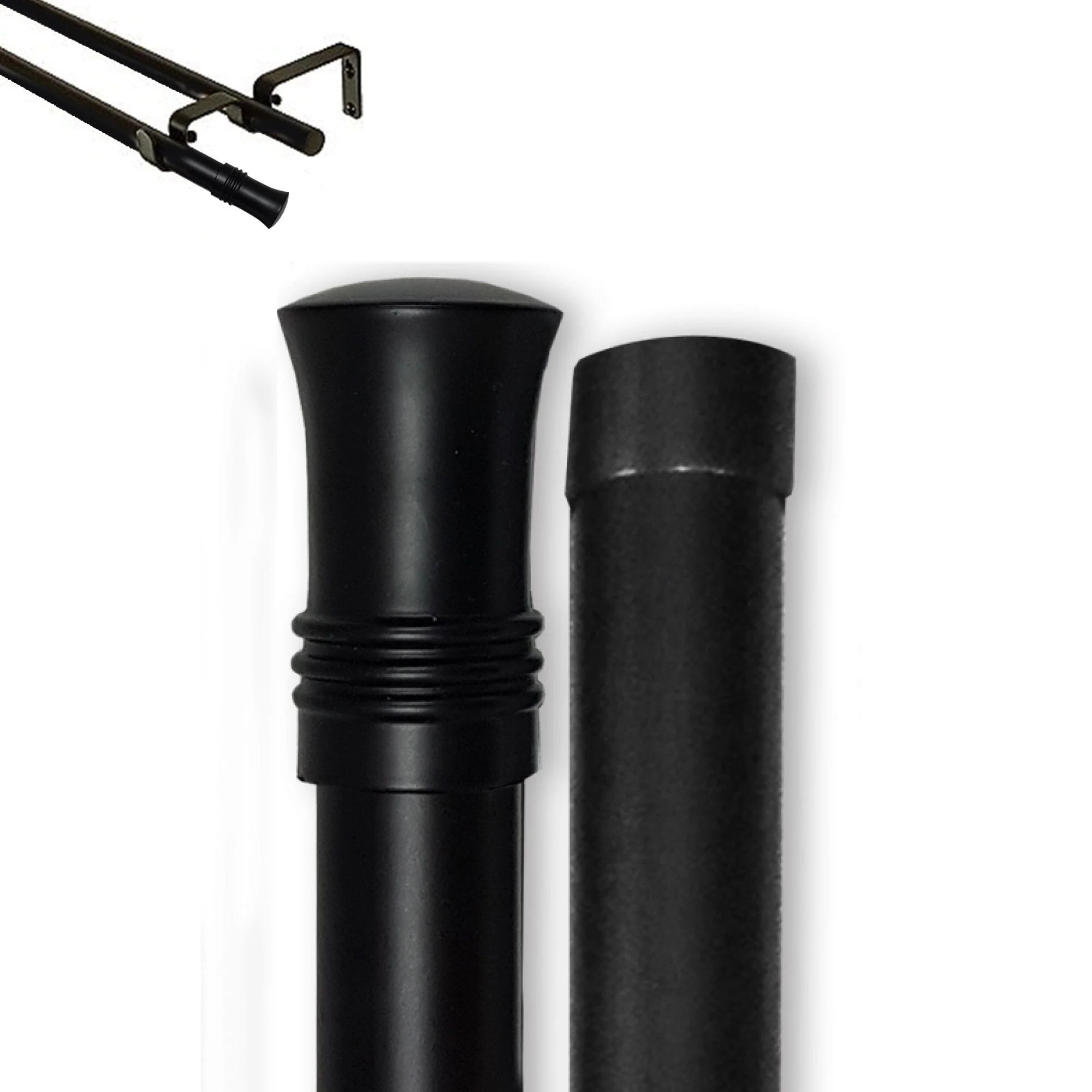 STANNIS DOUBLE POLE SET - BLACK