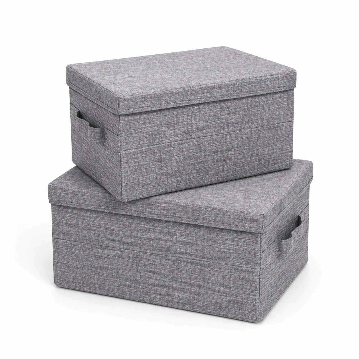 Storage Basket Fabric Grey