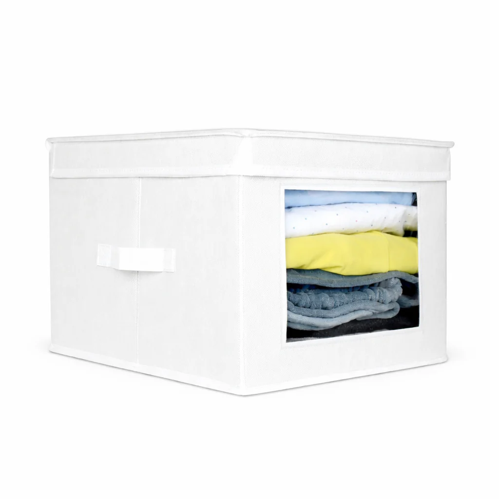Storage Box White Foldable