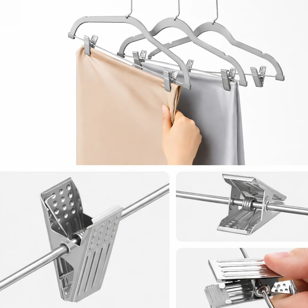 Studio 707 - 5pk Non-slip Hangers with Clip - Image 2