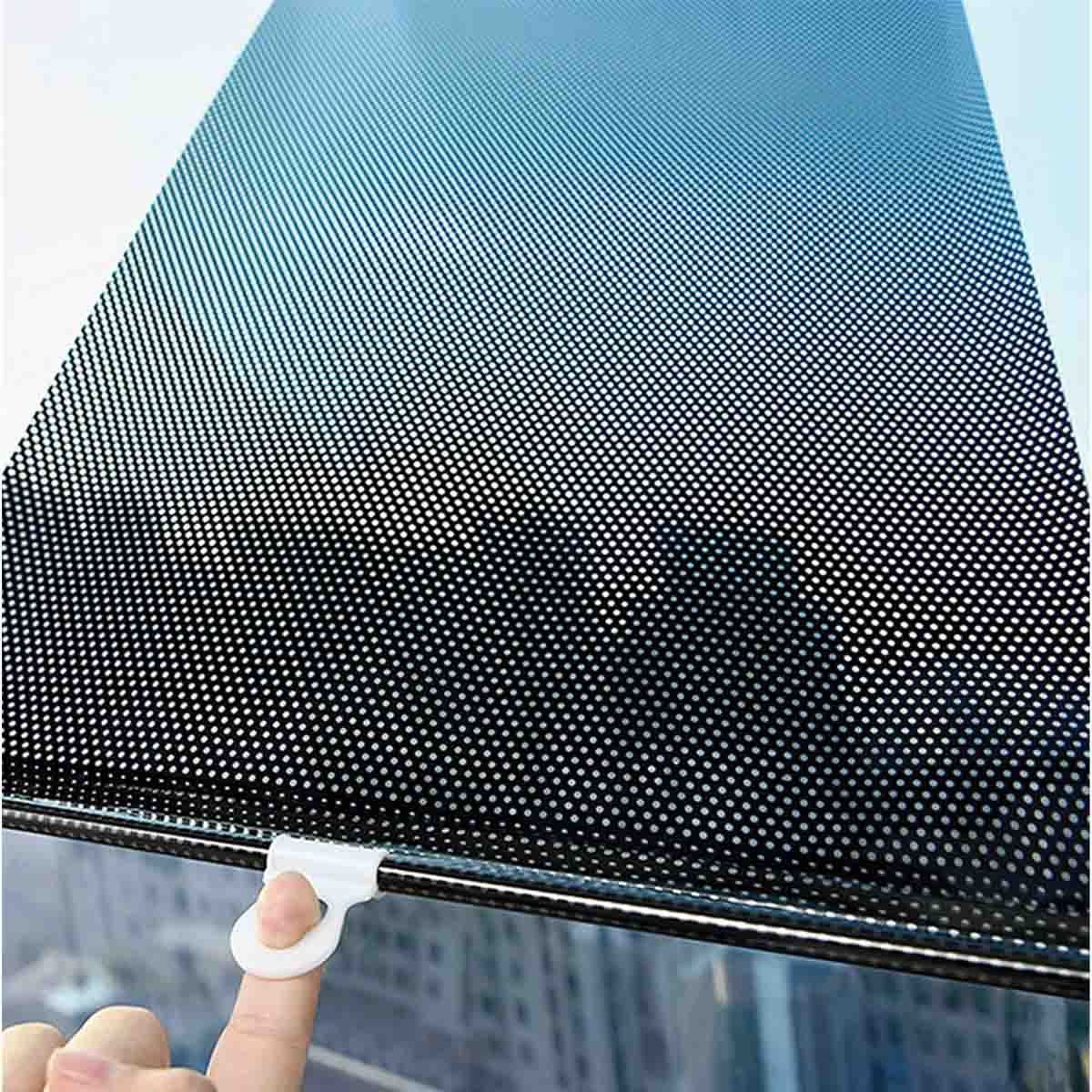 Studio 707 Sunshade Roller Blind with Suction Cups – Black - Image 7