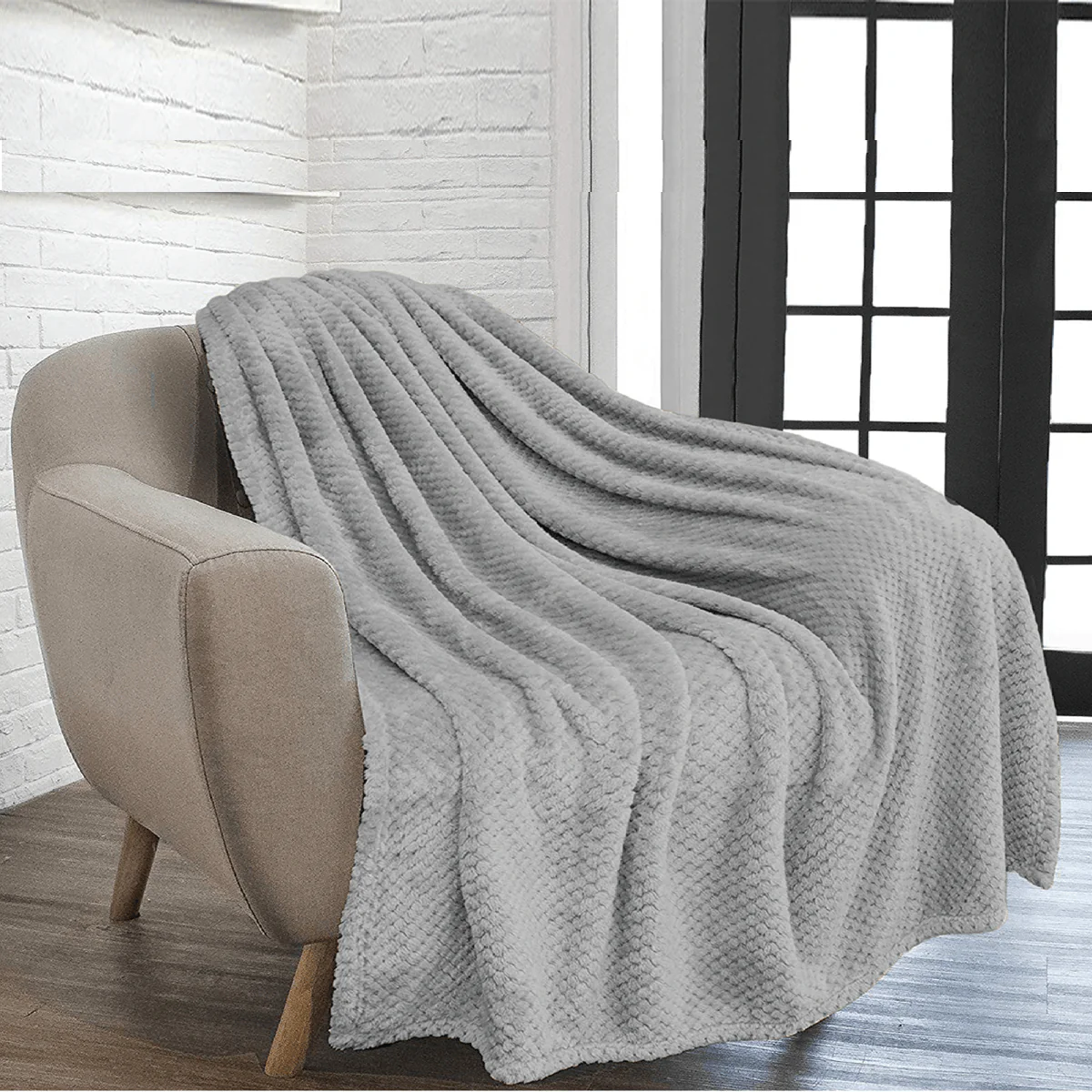 Throw Elena Textured Fleece