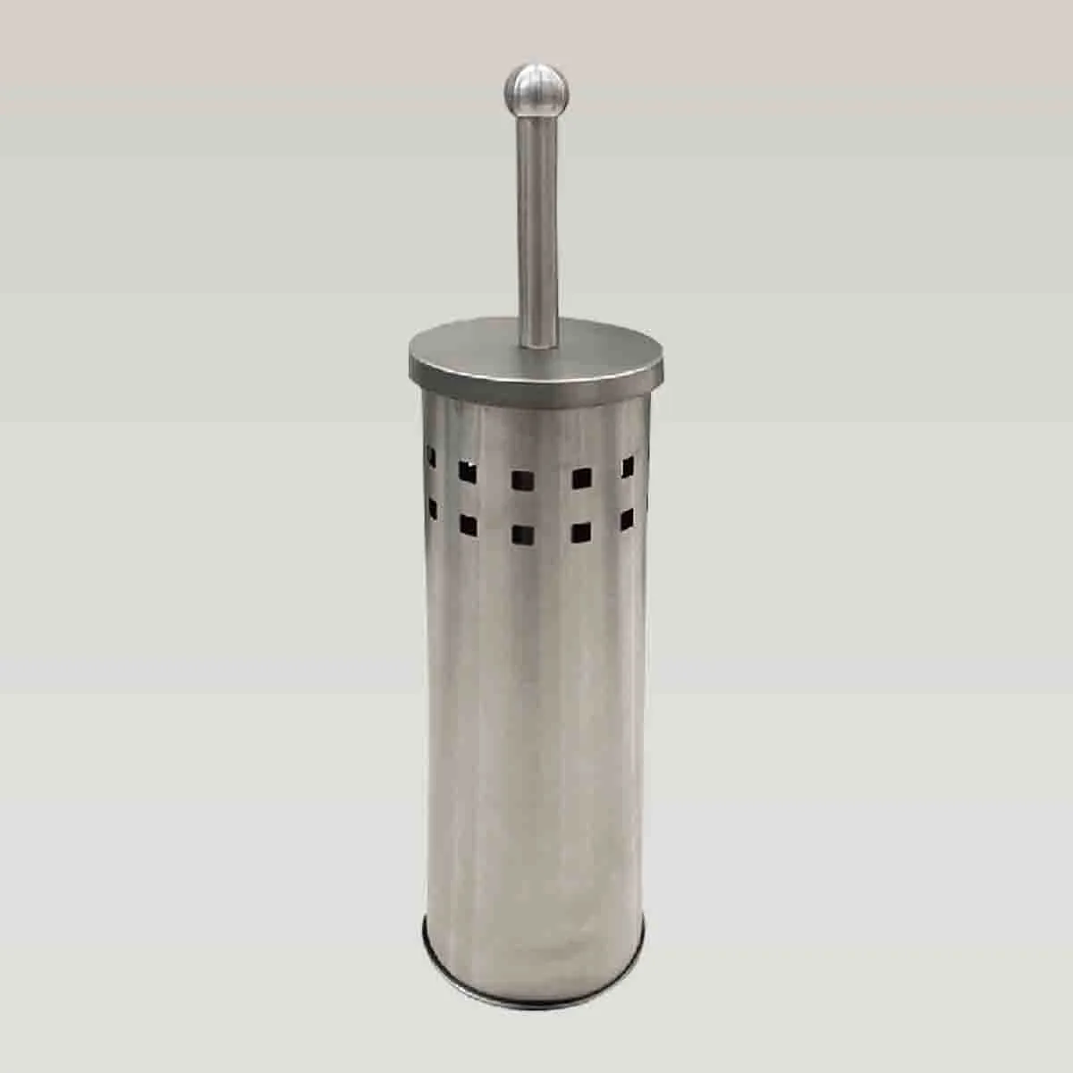 Toilet Brush Set With Holder And Square Holes On Body