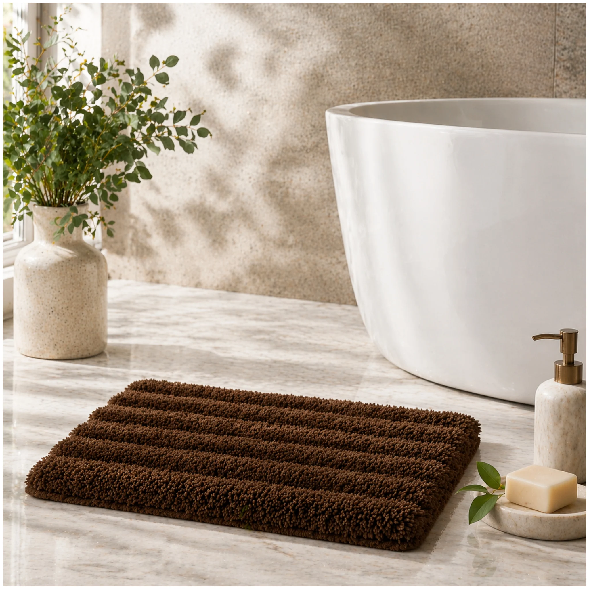 Ultra Soft Faux Fur Bathmat