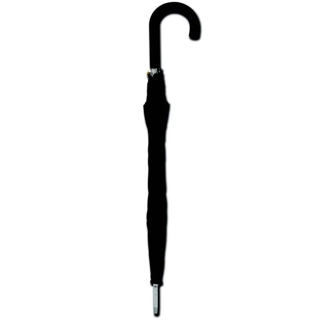 Umbrella 34in Black Aluminum