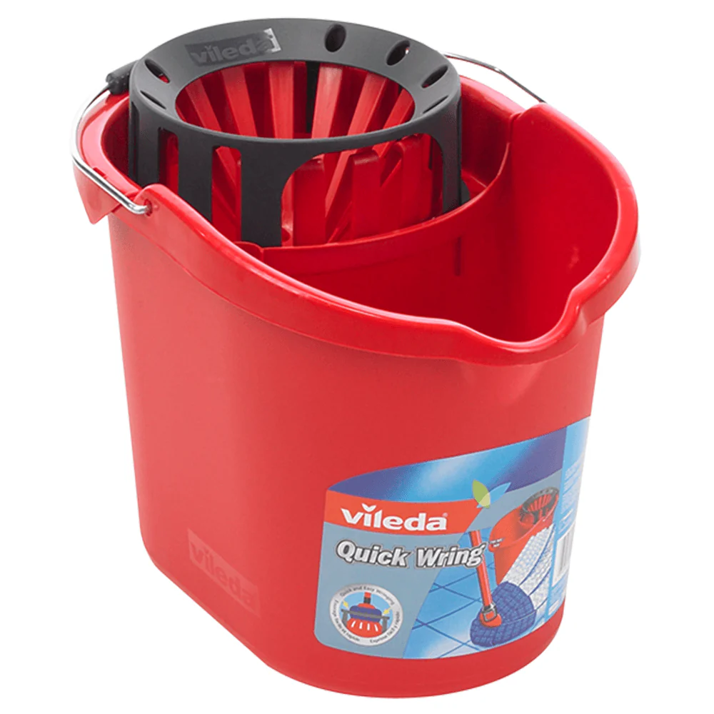 Vileda Quick Wring Mop Bucket with Wringer