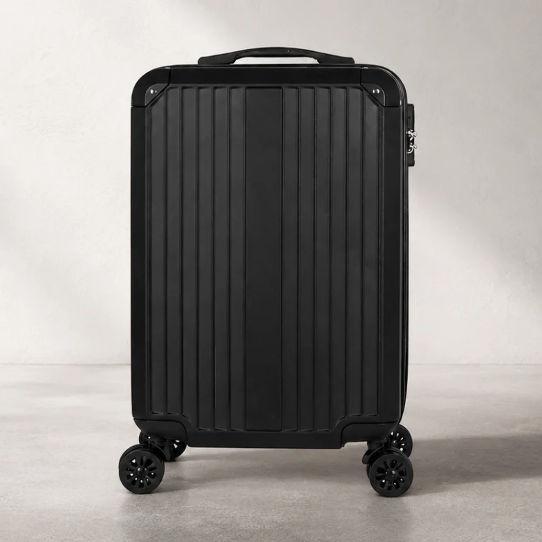 Voyagequest - Abs Luggage With 4 Wheels And 2 Handles black