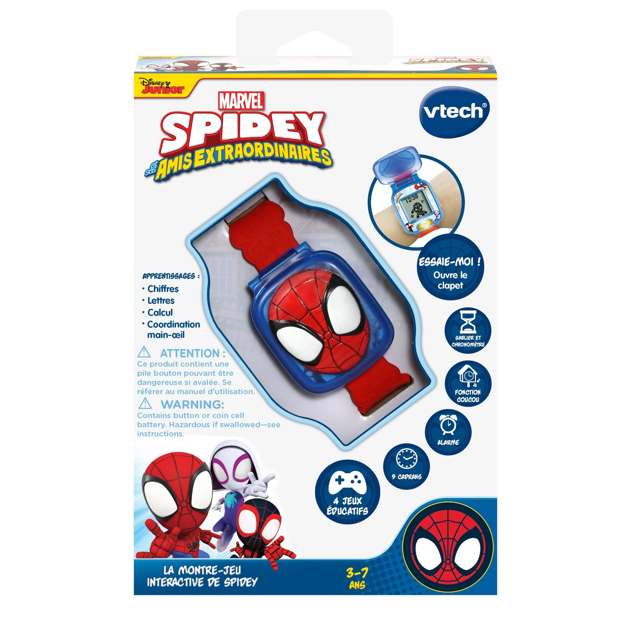 VTech® Spidey and His Amazing Friends - Spidey Learning Watch FR - Image 2