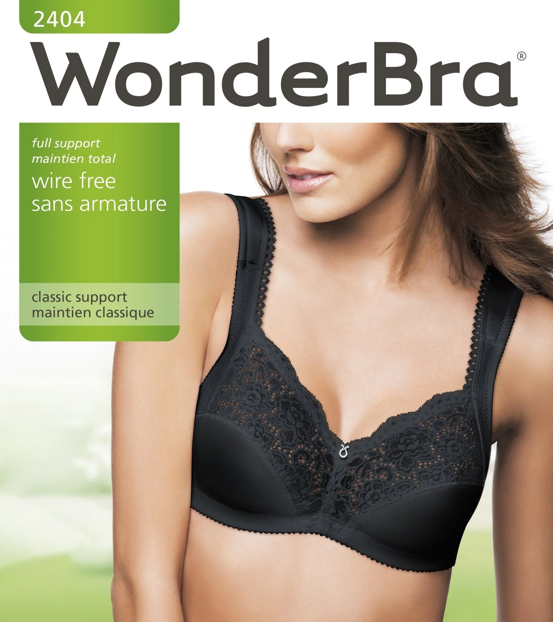 WonderBra- Wireless Full Support Bra Black - W2404 - Image 17