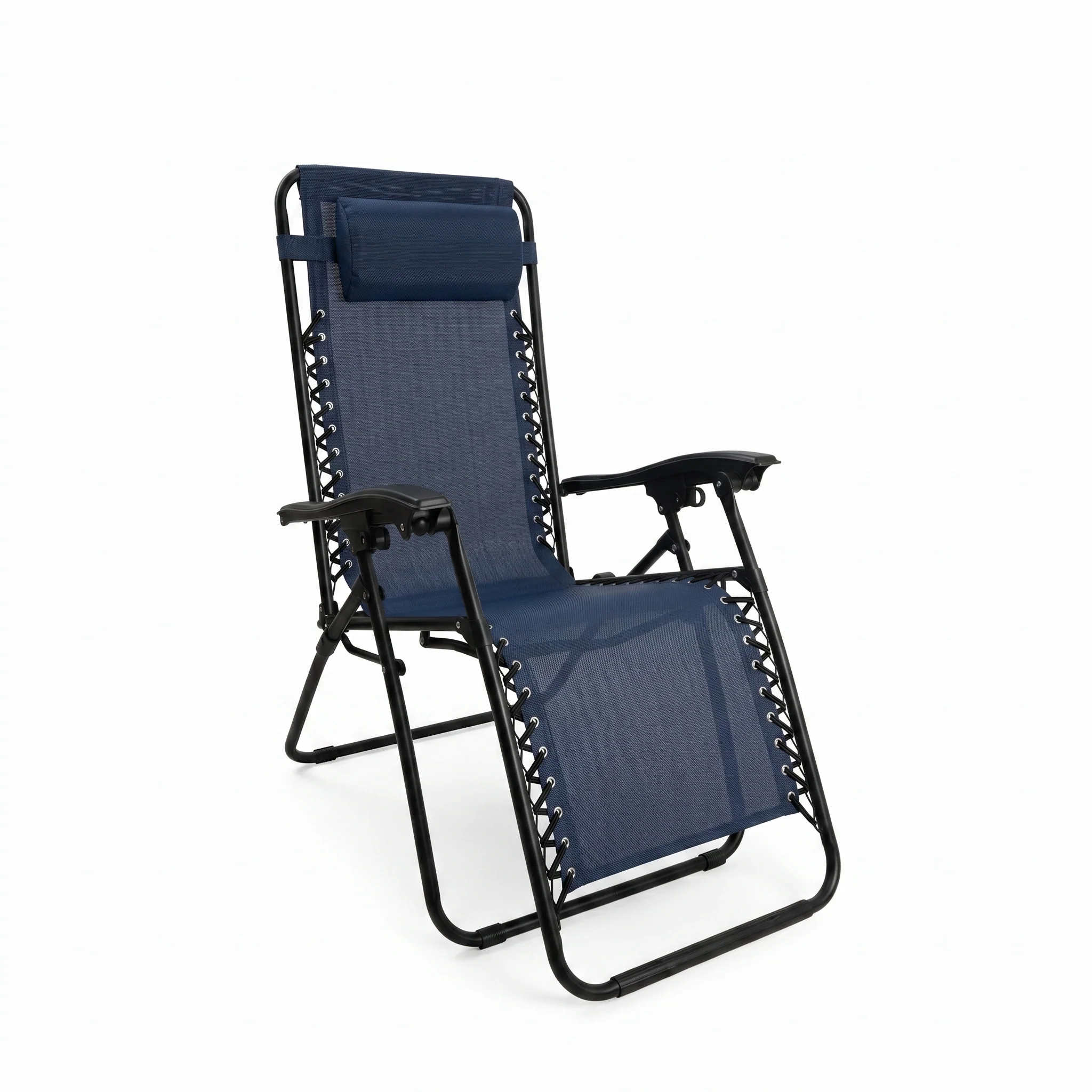 Zero Gravity Chair - Outdoor Folding and Reclining Lounger with headrest - Image 2